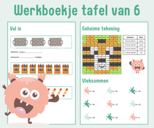 Werkboekje tafels 6