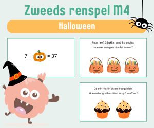 Werkbladen rekenen Halloween